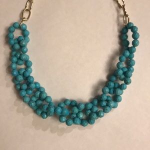 The Preppy Palm Jewelry - Blue Statement Necklace The Preppy Palm Jewelry - Blue Statement Necklace